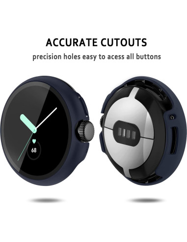 Paquete de 3 fundas para Google Pixel Watch 41mm - SOLOLUP