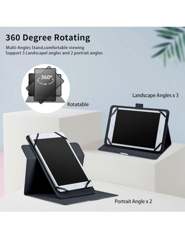 Funda Universal para Tableta 7-8 Pulgadas Qindaiwen Gatos