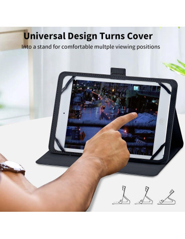 Funda Universal para Tableta 7-8 Pulgadas Qindaiwen Gatos