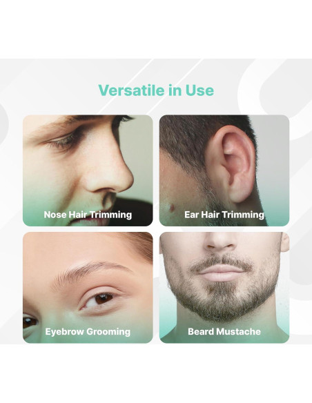 Tijeras de Seguridad Ovaladas NoBooCut para Nariz y Cejas Tijeras de Seguridad Ovaladas NoBooCut para Nariz y Cejas