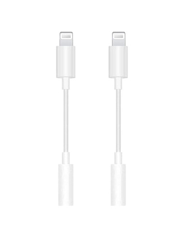 Paquete de 2 Adaptadores Lightning a Jack 3.5mm ZAYTONDTJ
