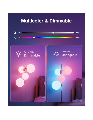 Bombilla Inteligente LED Beantech WB4-4 RGB+W Paquete de 4