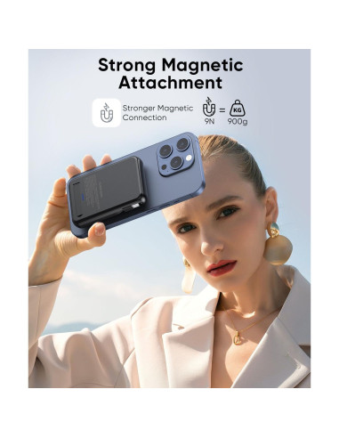 Batería Portátil Magnética 12000mAh Superallure para iPhone