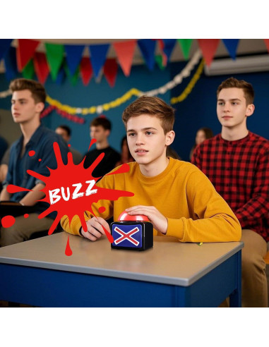 Buzzer de Trivia MyMealivos para Juegos en Familia - 1 Paquete