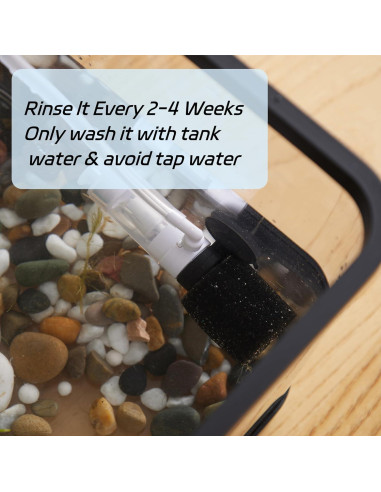 Mini Filtro de Esponja Rise Torrent para Acuario 11.36L