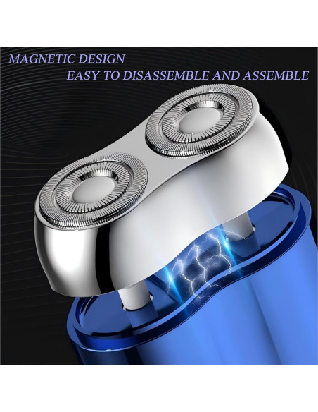 Afeitadora Eléctrica Mini Lklcot Doble Cabezal Portátil 108g Afeitadora Eléctrica Mini Lklcot Doble Cabezal Portátil 108g