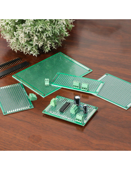 Kit de Tableros de Circuito PCB Doble Cara 40 Piezas 5 Tamaños Kit de Tableros de Circuito PCB Doble Cara 40 Piezas 5 Tamaños