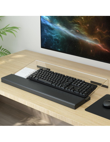 Soporte de Teclado Ergonómico Kovesayi con Reposamuñecas PU