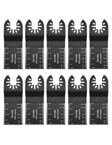 Cuchillas de Multiherramienta ZZYWWP 10 Piezas 35mm Rápida