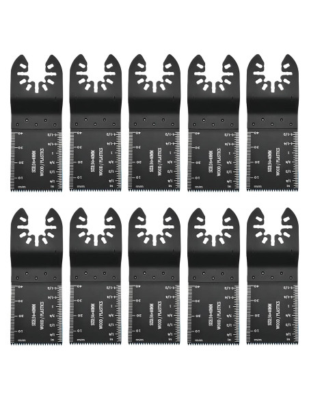 Cuchillas de Multiherramienta ZZYWWP 10 Piezas 35mm Rápida Cuchillas de Multiherramienta ZZYWWP 10 Piezas 35mm Rápida