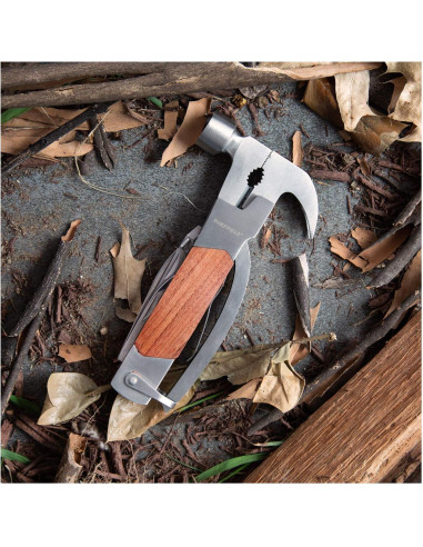 Martillo Multiuso Sheffield 14-en-1 con Mango de Madera