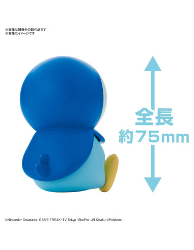 Modelo Piplup Pokemon Bandai 06 PVC 7 cm Construible