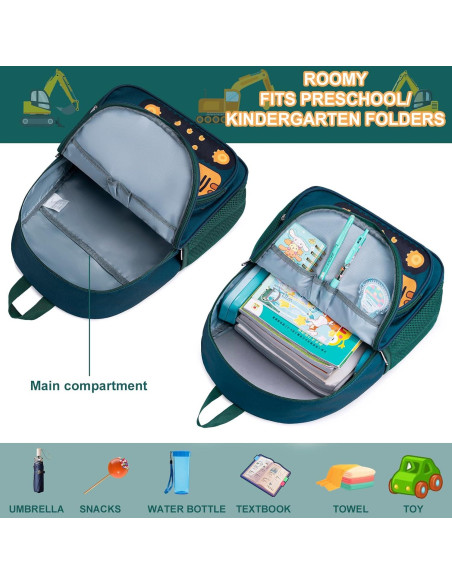 Mochila Escolar Niños 15" Loidou Camión Azul 17L Mochila Escolar Niños 15" Loidou Camión Azul 17L