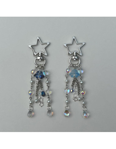 Llave de Medusa Agromusk - Llavero Hecho a Mano 8.9 cm Azul