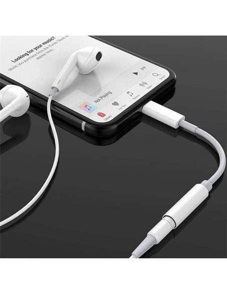 Adaptador de Auriculares 3.5mm a Lightning - Esbeecables - Paquete de 3 Adaptador de Auriculares 3.5mm a Lightning - Esbeecables - Paquete de 3