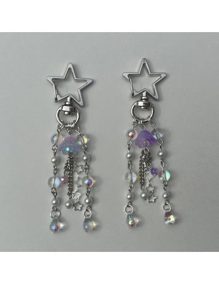 Llave de Medusa Agromusk - Llavero Hecho a Mano 8.9 cm Azul Llave de Medusa Agromusk - Llavero Hecho a Mano 8.9 cm Azul