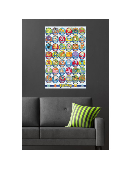 Póster de Pared Cuadrícula Pokémon Favoritos 56.8x86.4 cm Allposters Póster de Pared Cuadrícula Pokémon Favoritos 56.8x86.4 cm Allposters