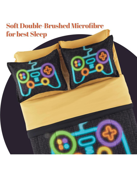 Conjunto de Edredón Twin Sonive 7 Piezas Conexión Nocturna Conjunto de Edredón Twin Sonive 7 Piezas Conexión Nocturna