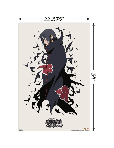Póster de Itachi Naruto Shippuden Trends International 86.4x56.5cm Póster de Itachi Naruto Shippuden Trends International 86.4x56.5cm