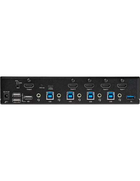 Conmutador KVM HDMI 4 Puertos StarTech 4K 60Hz USB 3.0 Conmutador KVM HDMI 4 Puertos StarTech 4K 60Hz USB 3.0