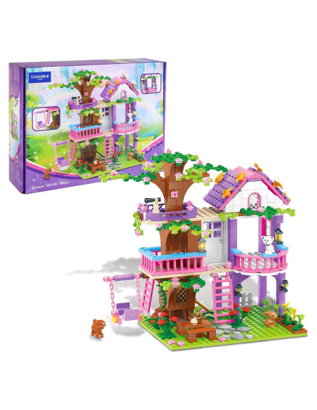 Juego de Construcción Casa en el Árbol 558 Piezas Cooldele Juego de Construcción Casa en el Árbol 558 Piezas Cooldele