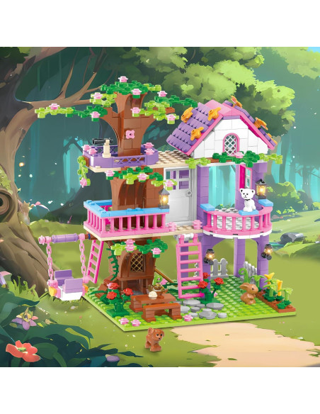 Juego de Construcción Casa en el Árbol 558 Piezas Cooldele Juego de Construcción Casa en el Árbol 558 Piezas Cooldele