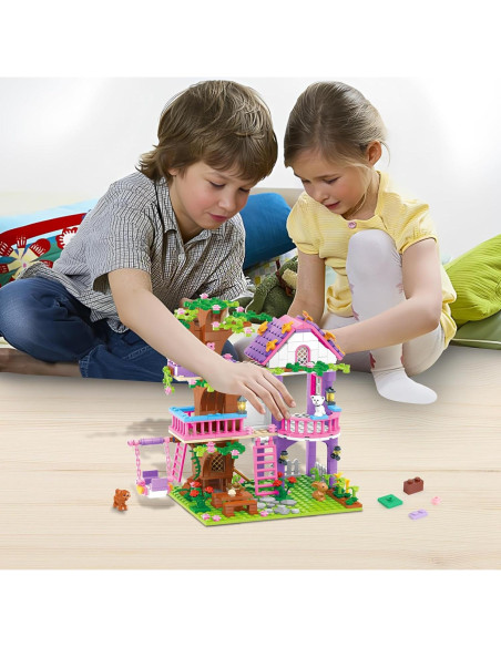 Juego de Construcción Casa en el Árbol 558 Piezas Cooldele Juego de Construcción Casa en el Árbol 558 Piezas Cooldele
