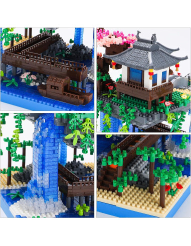 Juego de Bloques de Construcción CAXIMSY Casa de Bonsái 3320PCS