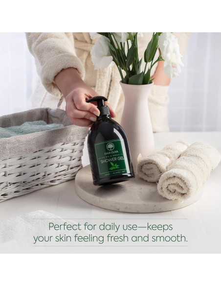 Gel de Ducha Gaia Oliva 500ml - Jabón Corporal Té Verde Hidratante Gel de Ducha Gaia Oliva 500ml - Jabón Corporal Té Verde Hidratante