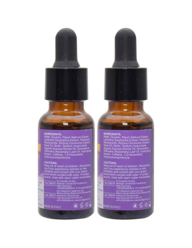 Suero de Crecimiento del Cabello Goldworld con Aceite de Romero y Masajador - 2 Paquetes