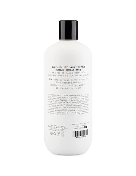 Baño de Burbujas Dulce de Cítricos Zoey Naturals 482g Baño de Burbujas Dulce de Cítricos Zoey Naturals 482g