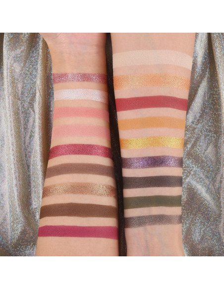 Paleta de Sombras de Ojos Prism Makeup 18 Colores Mate y Brillo Paleta de Sombras de Ojos Prism Makeup 18 Colores Mate y Brillo