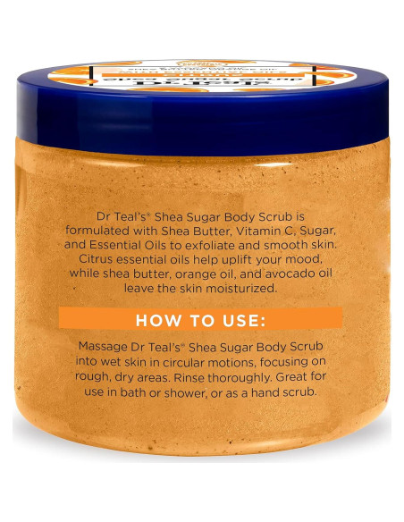 Exfoliante Corporal Cítrico Dr Teal's con Vitamina C 539 g Exfoliante Corporal Cítrico Dr Teal's con Vitamina C 539 g