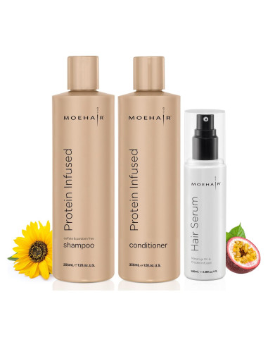 Champú y Acondicionador Infundido con Proteínas Moehair 3 en 1