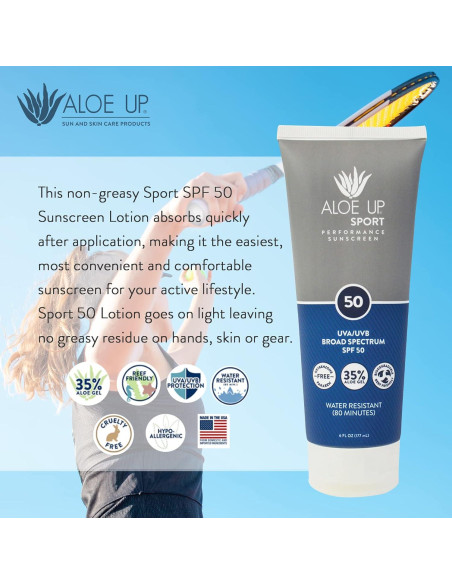 Protector Solar Deportivo Aloe Up SPF 50 - 170 g - Sin Fragancia Protector Solar Deportivo Aloe Up SPF 50 - 170 g - Sin Fragancia