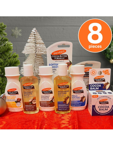 Paquete de Cuidado Corporal Palmer's - Aceite, Lociones y Bálsamos