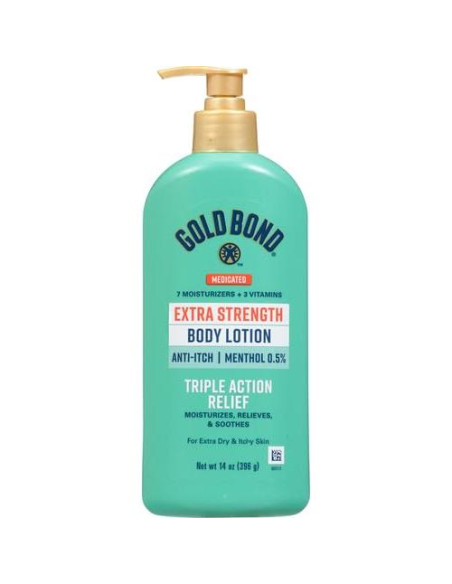 Loción Corporal Medicada Gold Bond Extra Fuerte 396 g - Hidrata y Alivia Loción Corporal Medicada Gold Bond Extra Fuerte 396 g - Hidrata y Alivia