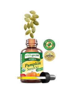 Aceite de Semilla de Calabaza Orgánico myVidaPure 30 ml Puro Extra Virgen 2