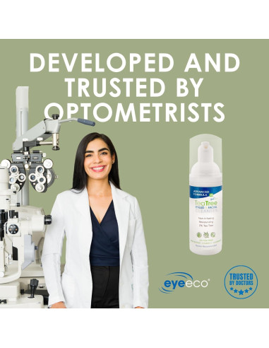 Limpiador Facial y de Párpados EyeEco 50mL - No Irritante