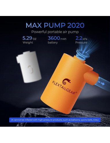 Bomba de Aire Portátil FLEXTAILGEAR MAX 2020 3600mAh