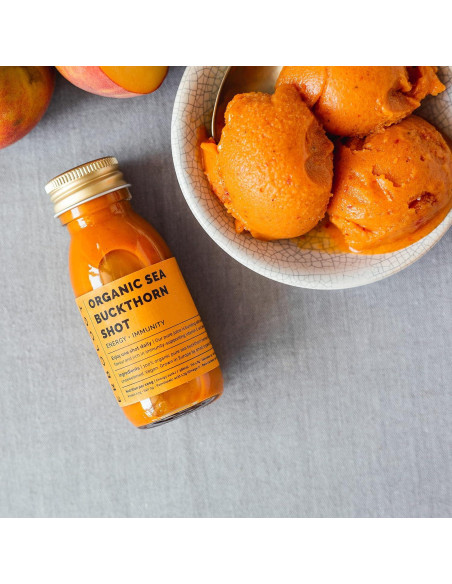 Jugo de Espino Marino Orgánico Erbology 12 x 60ml - Alto en Vitamina C Jugo de Espino Marino Orgánico Erbology 12 x 60ml - Alto en Vitamina C