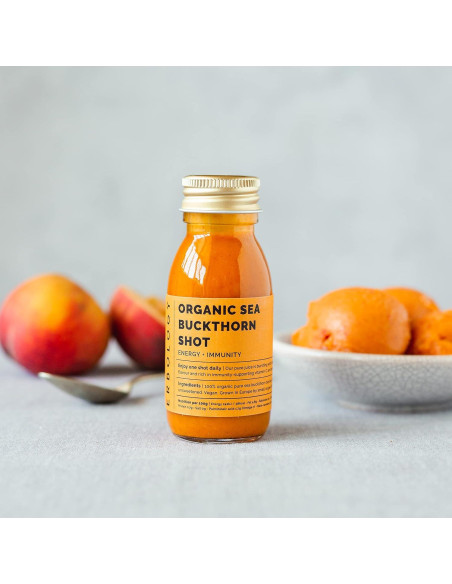 Jugo de Espino Marino Orgánico Erbology 12 x 60ml - Alto en Vitamina C Jugo de Espino Marino Orgánico Erbology 12 x 60ml - Alto en Vitamina C