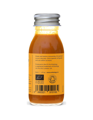 Jugo de Espino Marino Orgánico Erbology 12 x 60ml - Alto en Vitamina C
