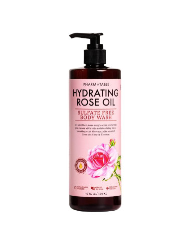 Gel de Ducha Hidratante Kira Labs con Aceite de Rosa 480ml