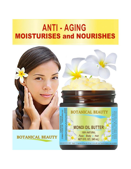Manteca de Aceite Monoi Belleza Botánica 480 ml Pura Virgen Manteca de Aceite Monoi Belleza Botánica 480 ml Pura Virgen