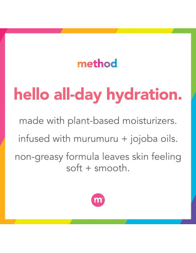 Loción Corporal Method Paz Pura 400 ml Hidratante 24 Horas