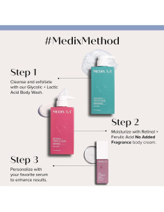 Gel de Ducha Exfoliante Medix 5.5 con Ácido Glicólico 443 ml 2
