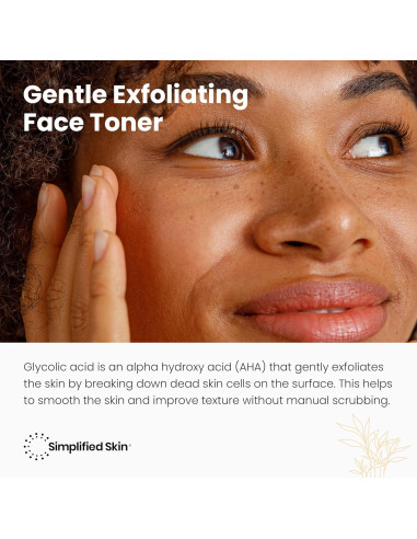 Tónico Facial Ácido Glicólico 8% Simplified Skin 236.6 ml