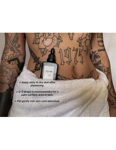 Aceite Hidratante para Tatuajes Elixir Skin 100% Orgánico 115g