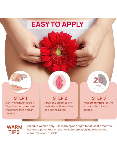 Crema de Estriol Elrisme 50ml - Alivio Menopausia y Cuidado Íntimo Crema de Estriol Elrisme 50ml - Alivio Menopausia y Cuidado Íntimo